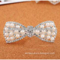 2014 fancy beaded pearl hair bow accessory hair and jewelry hair clip